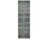 8 Feet Moroccan Gray Hand Woven Wool Runner Rug